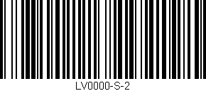 Código de barras (EAN, GTIN, SKU, ISBN): 'LV0000-S-2'