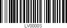 Código de barras (EAN, GTIN, SKU, ISBN): 'LV0000S'