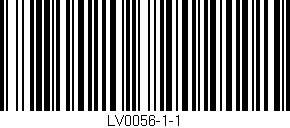Código de barras (EAN, GTIN, SKU, ISBN): 'LV0056-1-1'