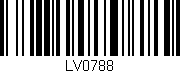 Código de barras (EAN, GTIN, SKU, ISBN): 'LV0788'