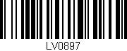 Código de barras (EAN, GTIN, SKU, ISBN): 'LV0897'