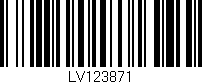 Código de barras (EAN, GTIN, SKU, ISBN): 'LV123871'