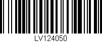 Código de barras (EAN, GTIN, SKU, ISBN): 'LV124050'