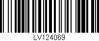 Código de barras (EAN, GTIN, SKU, ISBN): 'LV124069'