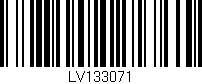 Código de barras (EAN, GTIN, SKU, ISBN): 'LV133071'