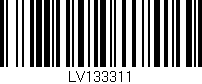 Código de barras (EAN, GTIN, SKU, ISBN): 'LV133311'