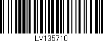 Código de barras (EAN, GTIN, SKU, ISBN): 'LV135710'
