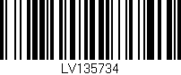 Código de barras (EAN, GTIN, SKU, ISBN): 'LV135734'