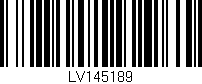 Código de barras (EAN, GTIN, SKU, ISBN): 'LV145189'
