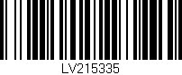 Código de barras (EAN, GTIN, SKU, ISBN): 'LV215335'