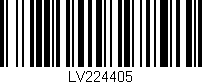 Código de barras (EAN, GTIN, SKU, ISBN): 'LV224405'
