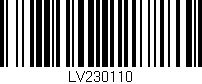 Código de barras (EAN, GTIN, SKU, ISBN): 'LV230110'