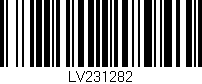 Código de barras (EAN, GTIN, SKU, ISBN): 'LV231282'
