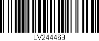 Código de barras (EAN, GTIN, SKU, ISBN): 'LV244469'