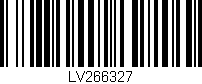 Código de barras (EAN, GTIN, SKU, ISBN): 'LV266327'