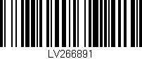 Código de barras (EAN, GTIN, SKU, ISBN): 'LV266891'