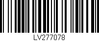 Código de barras (EAN, GTIN, SKU, ISBN): 'LV277078'