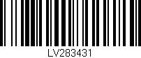 Código de barras (EAN, GTIN, SKU, ISBN): 'LV283431'