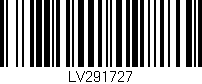 Código de barras (EAN, GTIN, SKU, ISBN): 'LV291727'