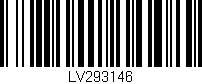 Código de barras (EAN, GTIN, SKU, ISBN): 'LV293146'
