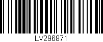 Código de barras (EAN, GTIN, SKU, ISBN): 'LV296871'