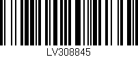 Código de barras (EAN, GTIN, SKU, ISBN): 'LV308845'