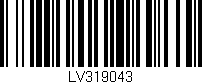 Código de barras (EAN, GTIN, SKU, ISBN): 'LV319043'