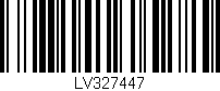 Código de barras (EAN, GTIN, SKU, ISBN): 'LV327447'