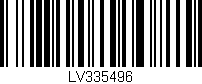 Código de barras (EAN, GTIN, SKU, ISBN): 'LV335496'