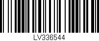 Código de barras (EAN, GTIN, SKU, ISBN): 'LV336544'