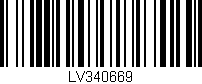 Código de barras (EAN, GTIN, SKU, ISBN): 'LV340669'