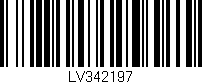 Código de barras (EAN, GTIN, SKU, ISBN): 'LV342197'