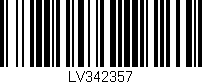 Código de barras (EAN, GTIN, SKU, ISBN): 'LV342357'