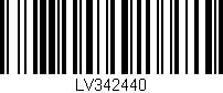 Código de barras (EAN, GTIN, SKU, ISBN): 'LV342440'