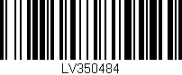 Código de barras (EAN, GTIN, SKU, ISBN): 'LV350484'