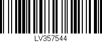 Código de barras (EAN, GTIN, SKU, ISBN): 'LV357544'