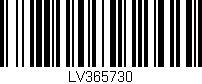 Código de barras (EAN, GTIN, SKU, ISBN): 'LV365730'