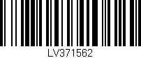 Código de barras (EAN, GTIN, SKU, ISBN): 'LV371562'