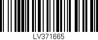 Código de barras (EAN, GTIN, SKU, ISBN): 'LV371665'