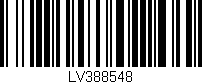 Código de barras (EAN, GTIN, SKU, ISBN): 'LV388548'