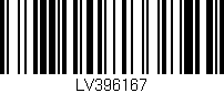 Código de barras (EAN, GTIN, SKU, ISBN): 'LV396167'
