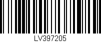 Código de barras (EAN, GTIN, SKU, ISBN): 'LV397205'
