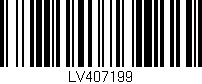 Código de barras (EAN, GTIN, SKU, ISBN): 'LV407199'