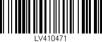 Código de barras (EAN, GTIN, SKU, ISBN): 'LV410471'