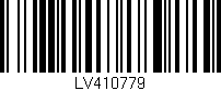 Código de barras (EAN, GTIN, SKU, ISBN): 'LV410779'
