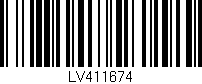 Código de barras (EAN, GTIN, SKU, ISBN): 'LV411674'