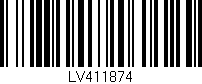 Código de barras (EAN, GTIN, SKU, ISBN): 'LV411874'