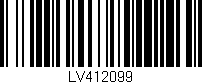 Código de barras (EAN, GTIN, SKU, ISBN): 'LV412099'