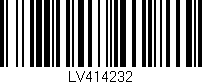 Código de barras (EAN, GTIN, SKU, ISBN): 'LV414232'