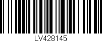 Código de barras (EAN, GTIN, SKU, ISBN): 'LV428145'